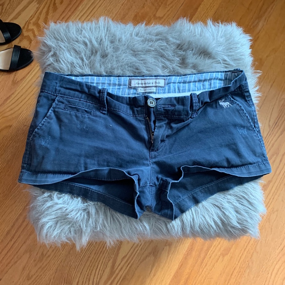 A&F Navy Shorts